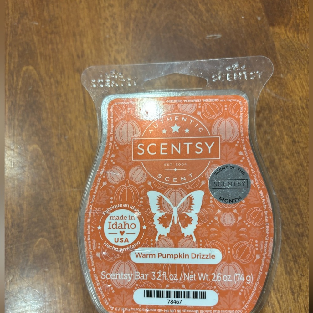 Scentsy wax warm Pumpkin Drizzle